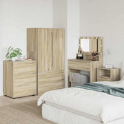Opbevaringsskab Sonoma eg 60 x 48 x 81 cm Konstrueret træ