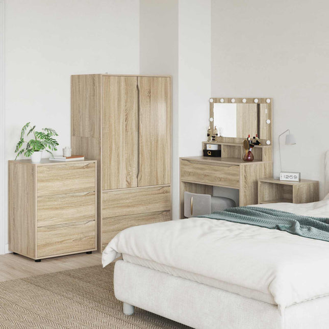 Opbevaringsskab Sonoma eg 60 x 48 x 81 cm Konstrueret træ