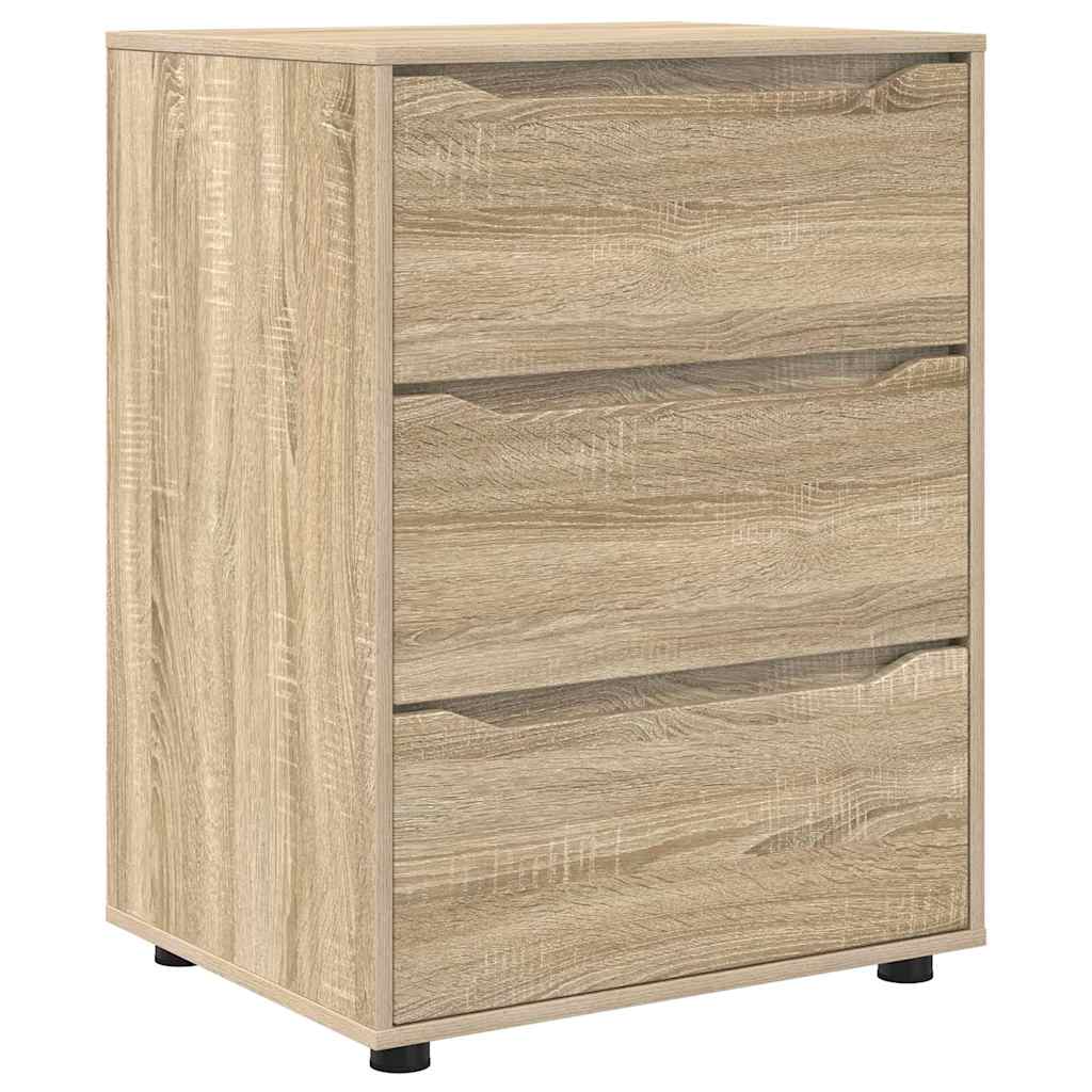 Opbevaringsskab Sonoma eg 60 x 48 x 81 cm Konstrueret træ