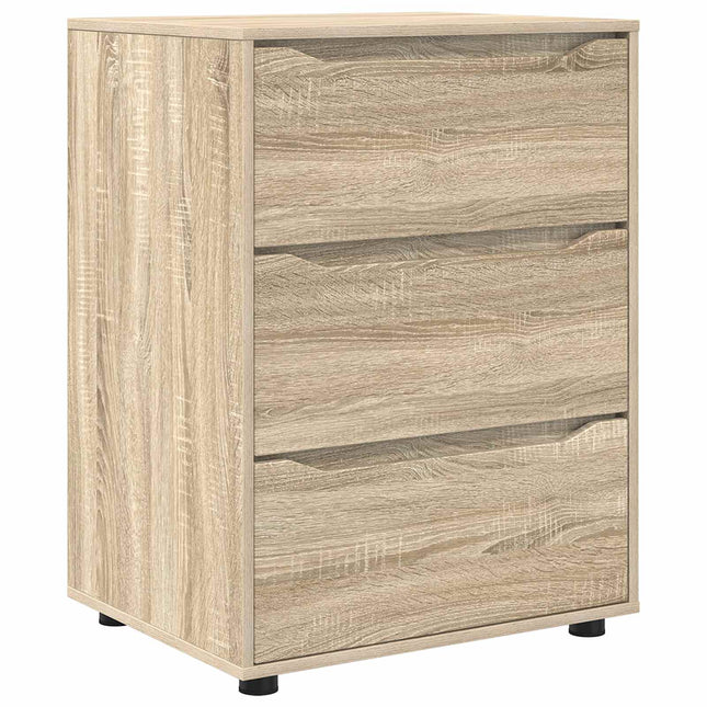 Opbevaringsskab Sonoma eg 60 x 48 x 81 cm Konstrueret træ