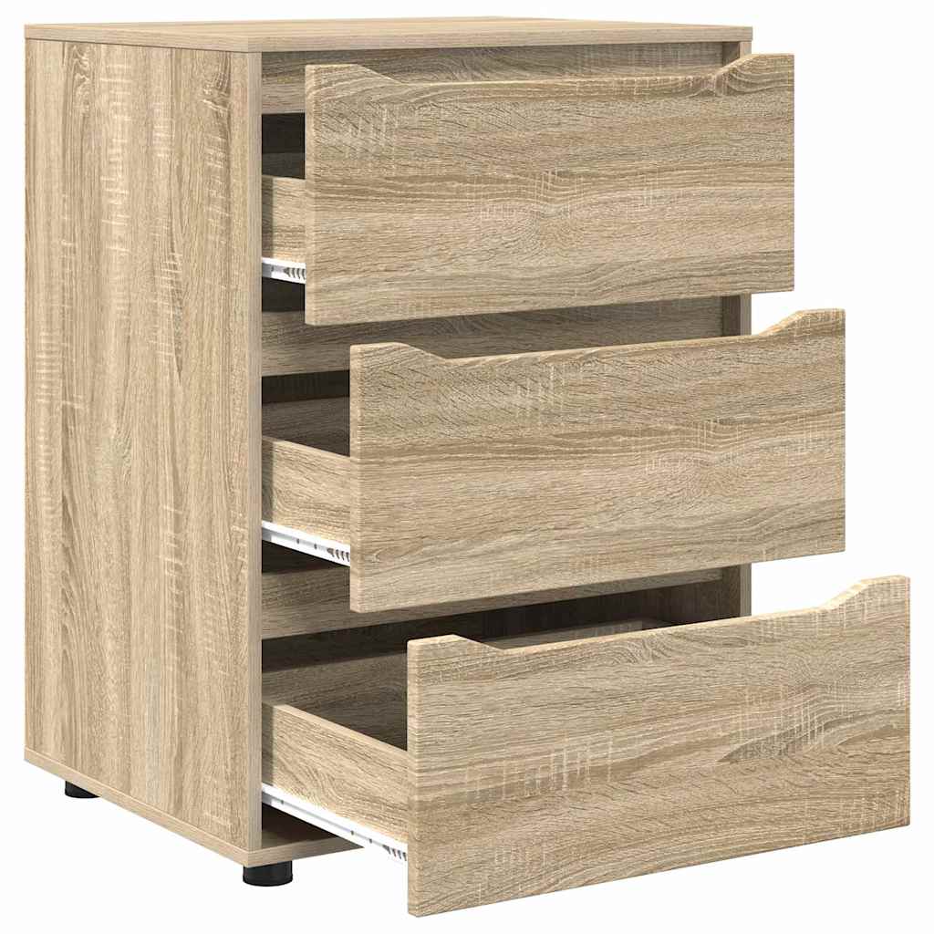 Opbevaringsskab Sonoma eg 60 x 48 x 81 cm Konstrueret træ