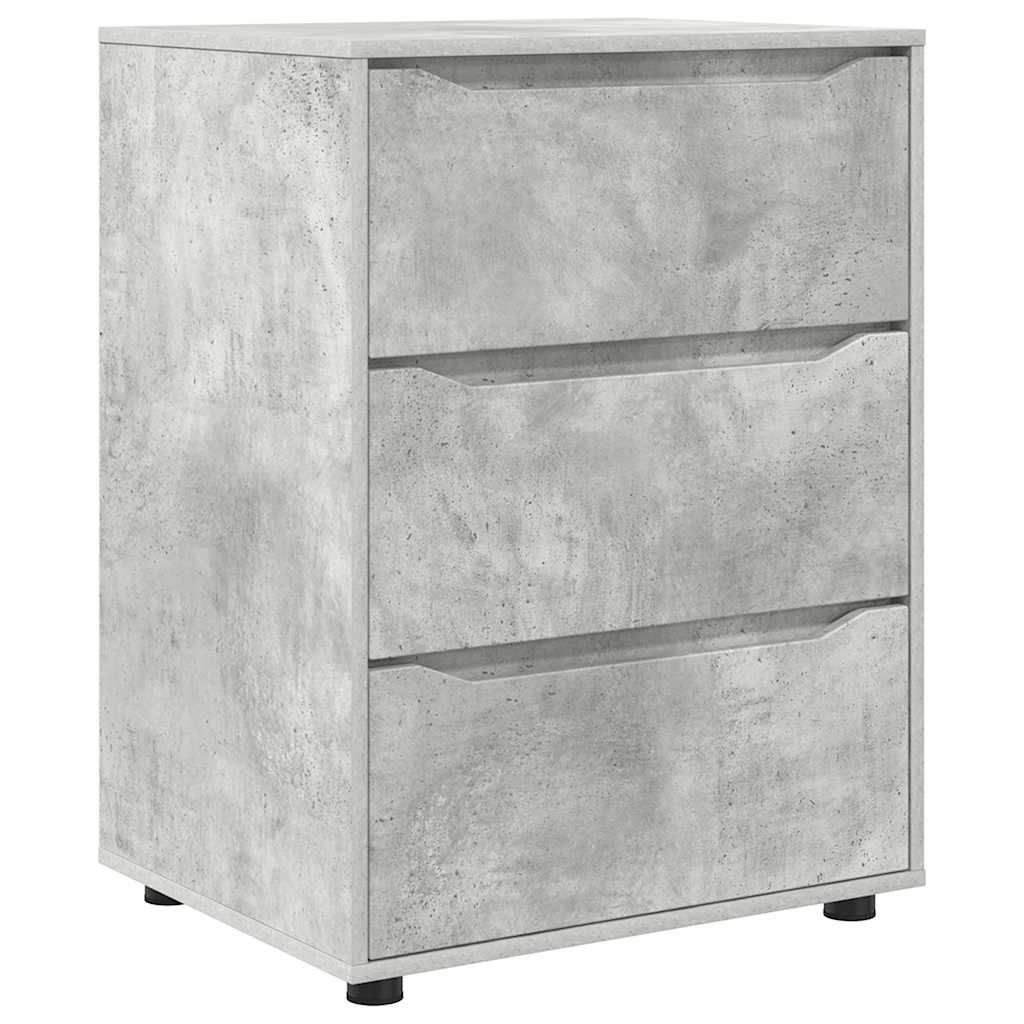 Opbevaringsskab Beton Grå 60 x 48 x 81 cm Konstrueret træ