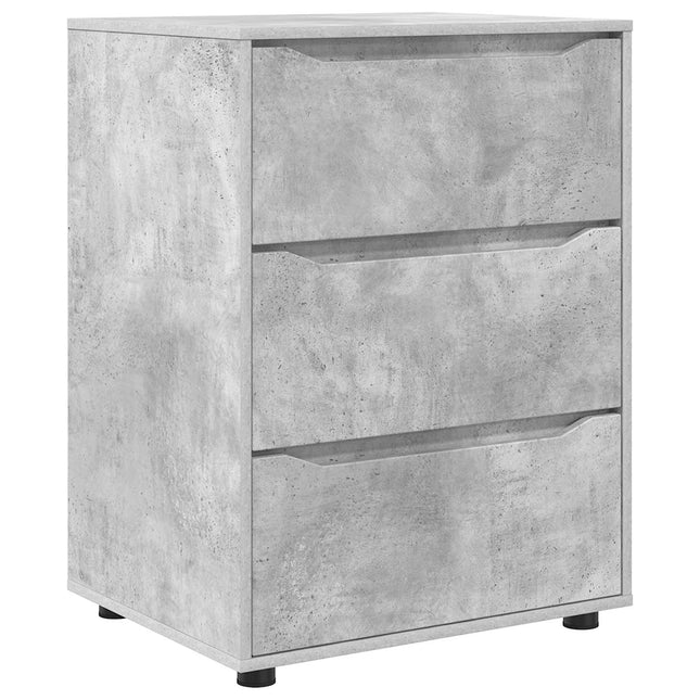 Opbevaringsskab Beton Grå 60 x 48 x 81 cm Konstrueret træ