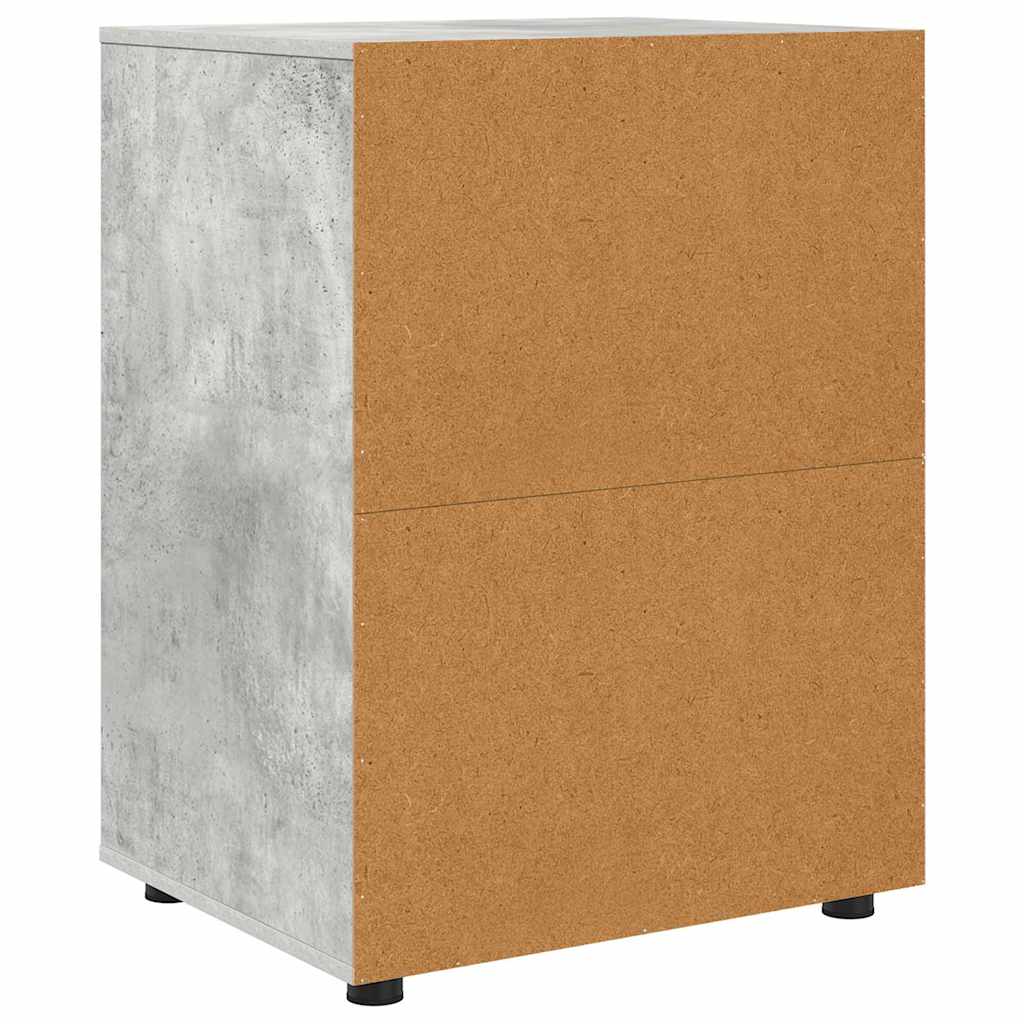 Opbevaringsskab Beton Grå 60 x 48 x 81 cm Konstrueret træ