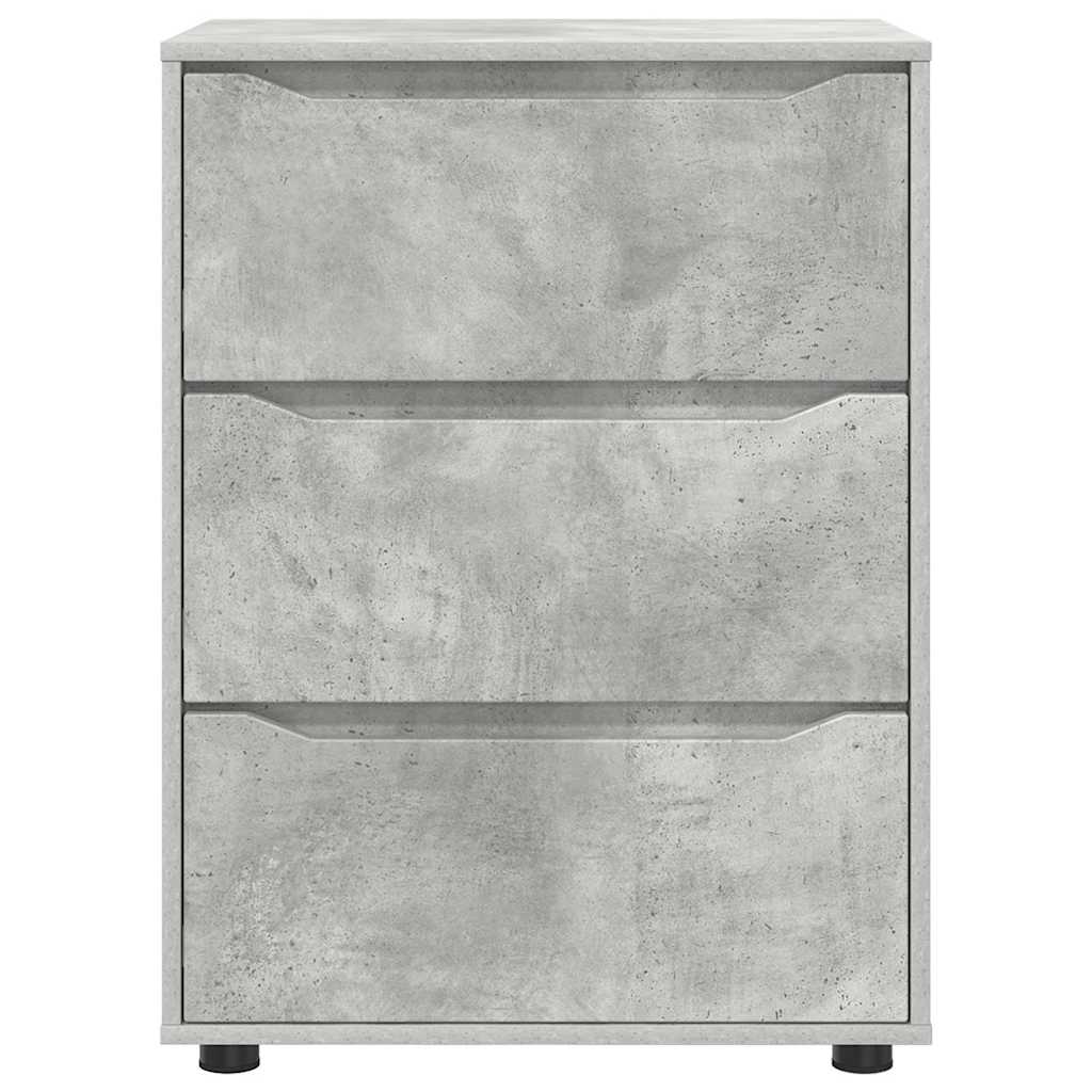 Opbevaringsskab Beton Grå 60 x 48 x 81 cm Konstrueret træ