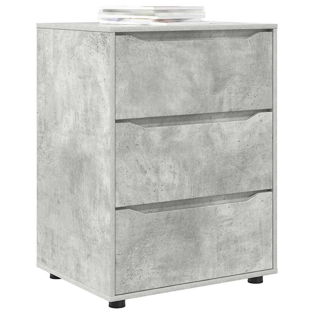 Opbevaringsskab Beton Grå 60 x 48 x 81 cm Konstrueret træ