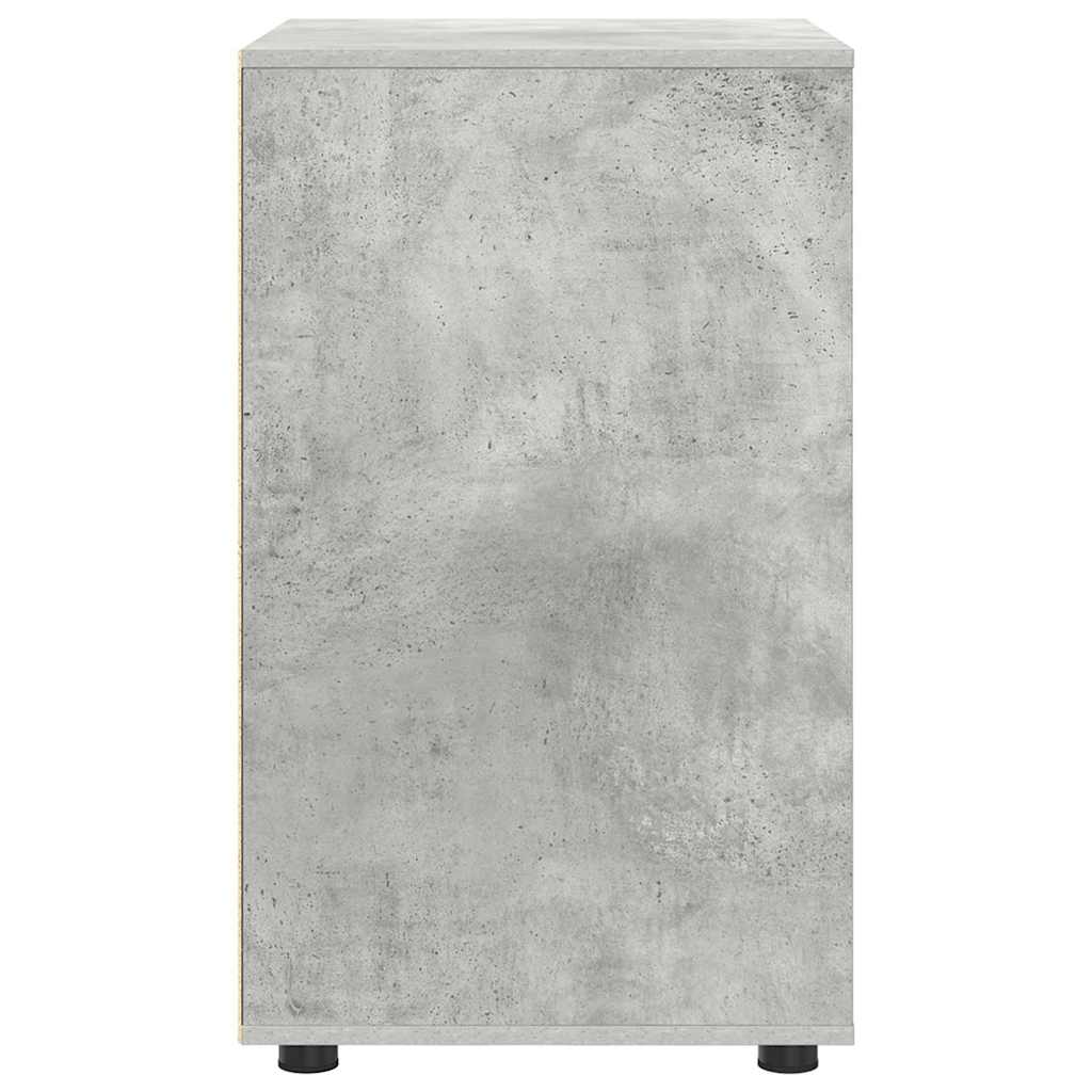 Opbevaringsskab Beton Grå 60 x 48 x 81 cm Konstrueret træ