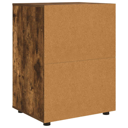 Opbevaringsskab 60 x 48 x 81 cm Konstrueret træ Røget eg