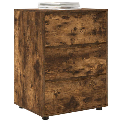Opbevaringsskab 60 x 48 x 81 cm Konstrueret træ Røget eg