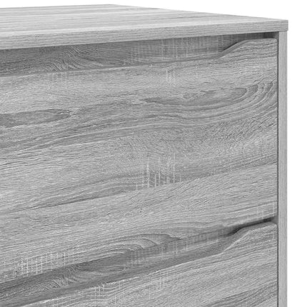 Opbevaringsskab 60 x 48 x 81 cm Konstrueret træ Grå Sonoma
