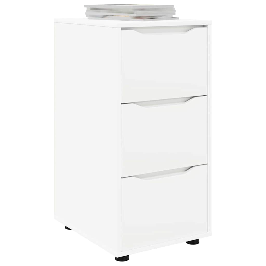 Opbevaringsskab Hvid 40 x 48 x 81 cm Konstrueret træ