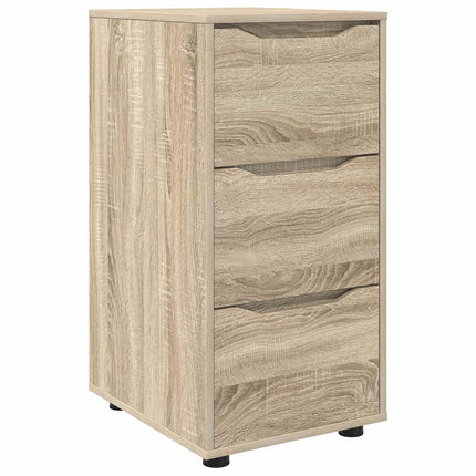Opbevaringsskab 40 x 48 x 81 cm Konstrueret træ Sonoma eg