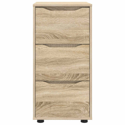 Opbevaringsskab 40 x 48 x 81 cm Konstrueret træ Sonoma eg