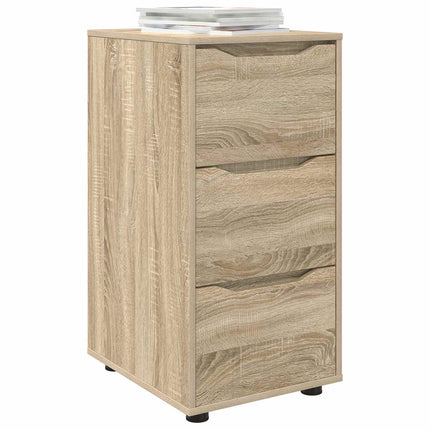 Opbevaringsskab 40 x 48 x 81 cm Konstrueret træ Sonoma eg