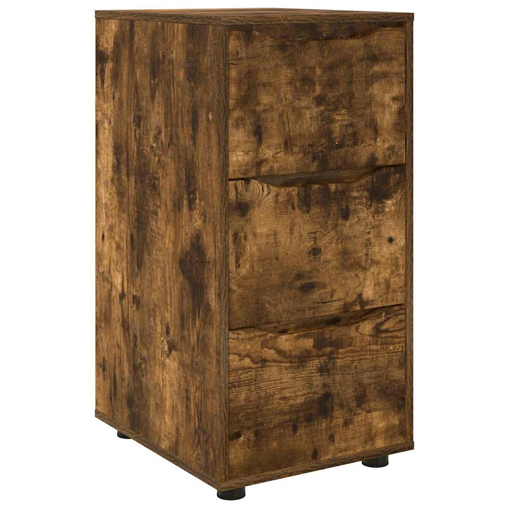 Opbevaringsskab Røget eg 40 x 48 x 81 cm Konstrueret træ