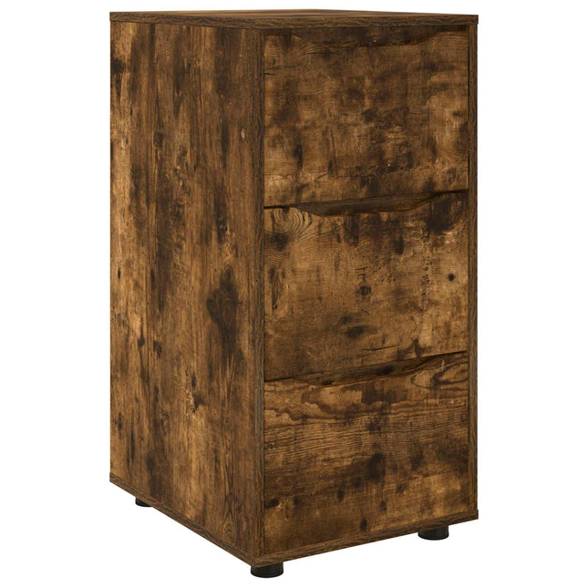 Opbevaringsskab Røget eg 40 x 48 x 81 cm Konstrueret træ