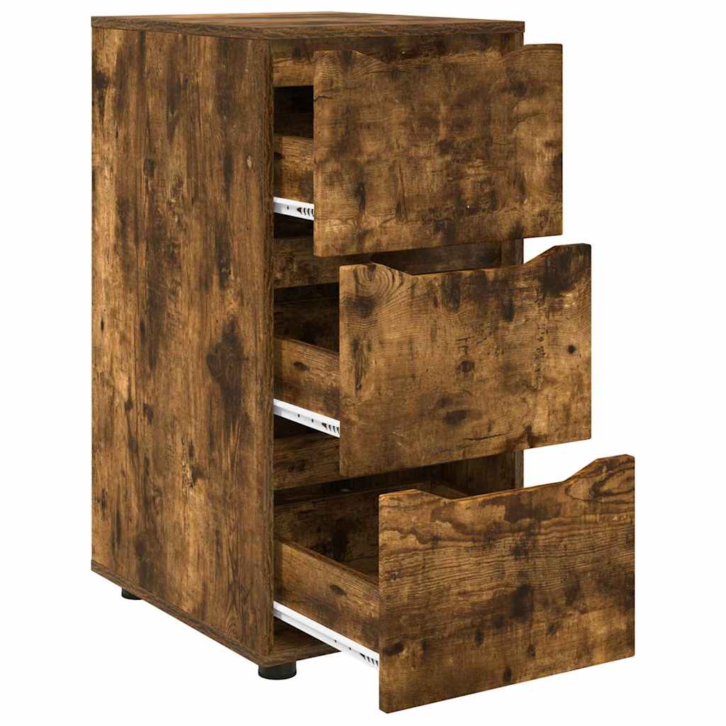 Opbevaringsskab Røget eg 40 x 48 x 81 cm Konstrueret træ