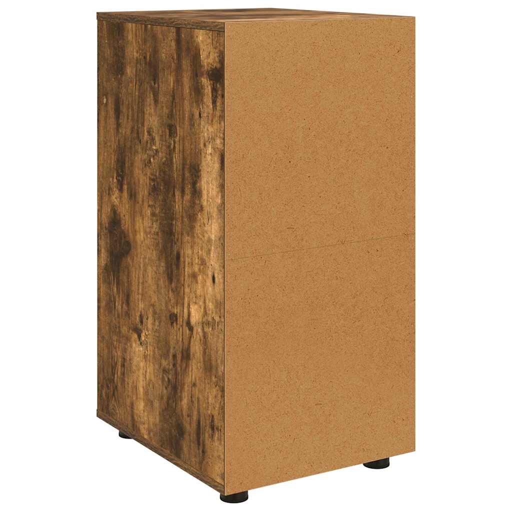 Opbevaringsskab Røget eg 40 x 48 x 81 cm Konstrueret træ