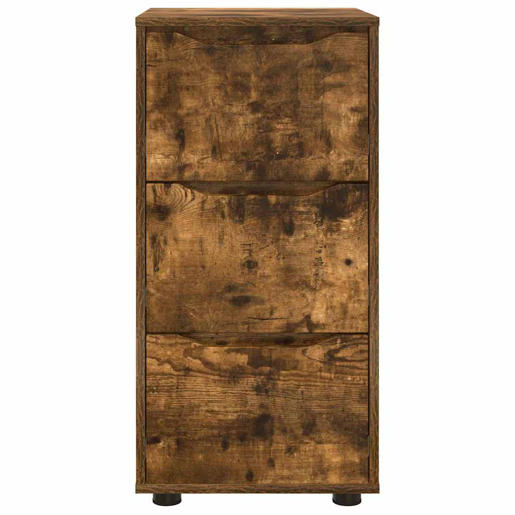 Opbevaringsskab Røget eg 40 x 48 x 81 cm Konstrueret træ