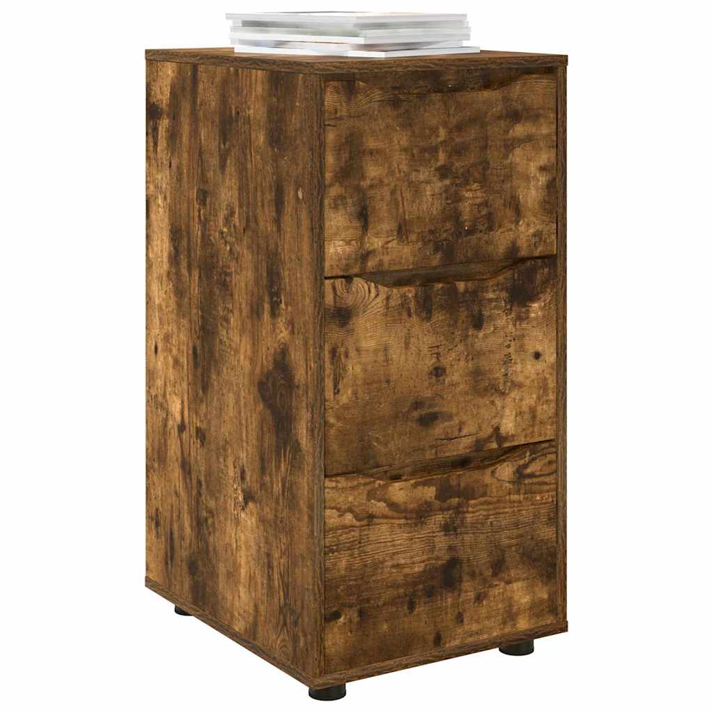 Opbevaringsskab Røget eg 40 x 48 x 81 cm Konstrueret træ