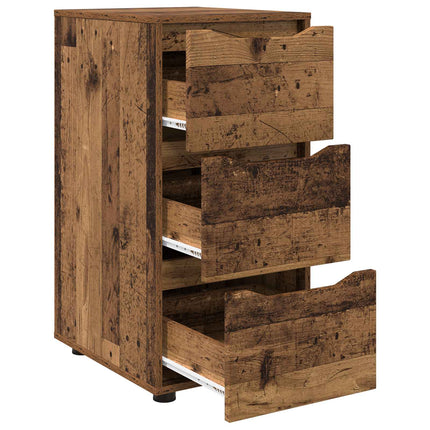Opbevaringsskab 40 x 48 x 81 cm Konstrueret træ Gammelt træ