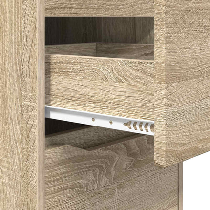 Opbevaringsskab 40 x 48 x 105 cm Konstrueret træ Sonoma eg
