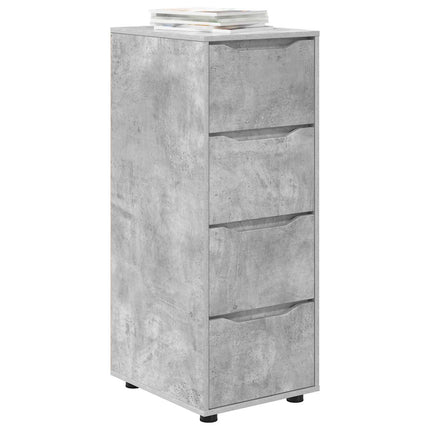 Opbevaringsskab 40 x 48 x 105 cm Konstrueret træ Beton Grå