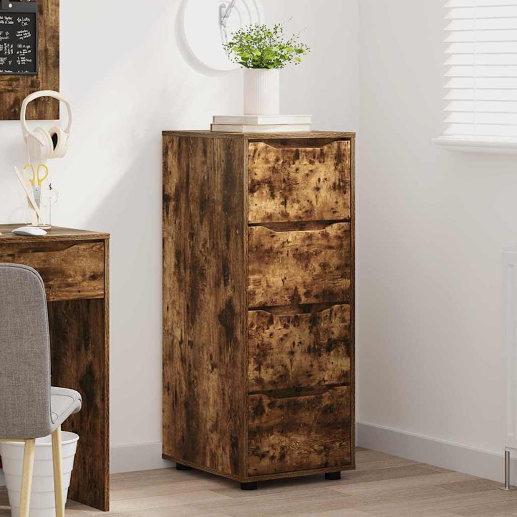 Opbevaringsskab Røget eg 40 x 48 x 105 cm Konstrueret træ