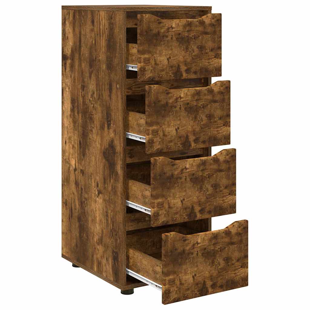 Opbevaringsskab Røget eg 40 x 48 x 105 cm Konstrueret træ