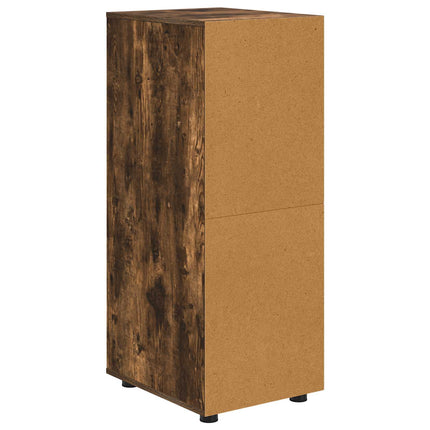 Opbevaringsskab 40 x 48 x 105 cm Konstrueret træ Røget eg