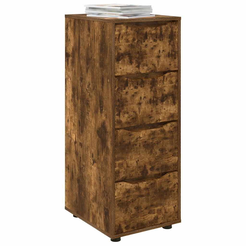 Opbevaringsskab Røget eg 40 x 48 x 105 cm Konstrueret træ