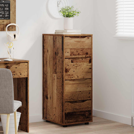 Opbevaringsskab 40 x 48 x 105 cm Konstrueret træ Gammelt træ