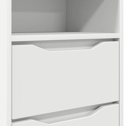 Sengebord Hvid 40 x 30 x 67 cm Konstrueret træ