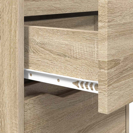 Sengeborde 2 stk. Sonoma-eg 40 x 30 x 67 cm Konstrueret træ