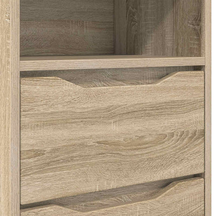 Sengeborde 2 stk. Sonoma-eg 40 x 30 x 67 cm Konstrueret træ