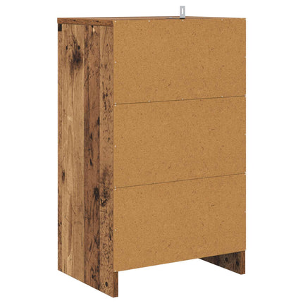 Sengeborde 2 stk. Gammelt træ 40 x 30 x 467 cm Konstrueret træ