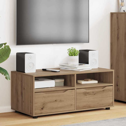 TV-skab 100 x 48 x 43 cm Artisan Egetræ Konstrueret træ