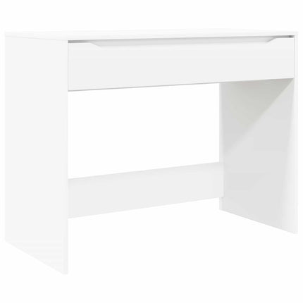 Bord med skuffe Hvid 100 x 50 x 78 cm Konstrueret træ