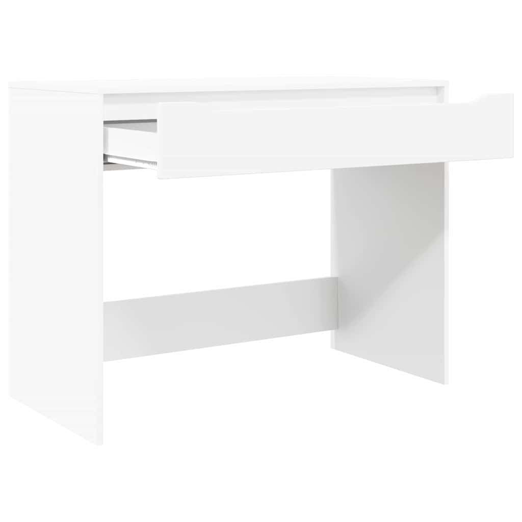 Bord med skuffe Hvid 100 x 50 x 78 cm Konstrueret træ