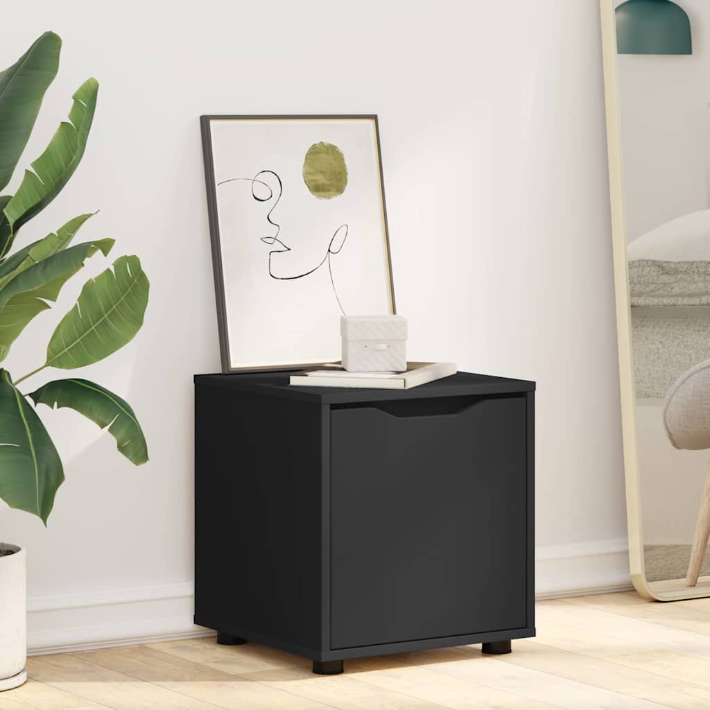 Badeværelsesskab Sort 40,5 x 40 x 44 cm Konstrueret træ