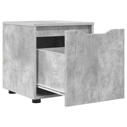 Badeværelsesskab 40,5 x 40 x 44 cm Konstrueret træ Beton Grå