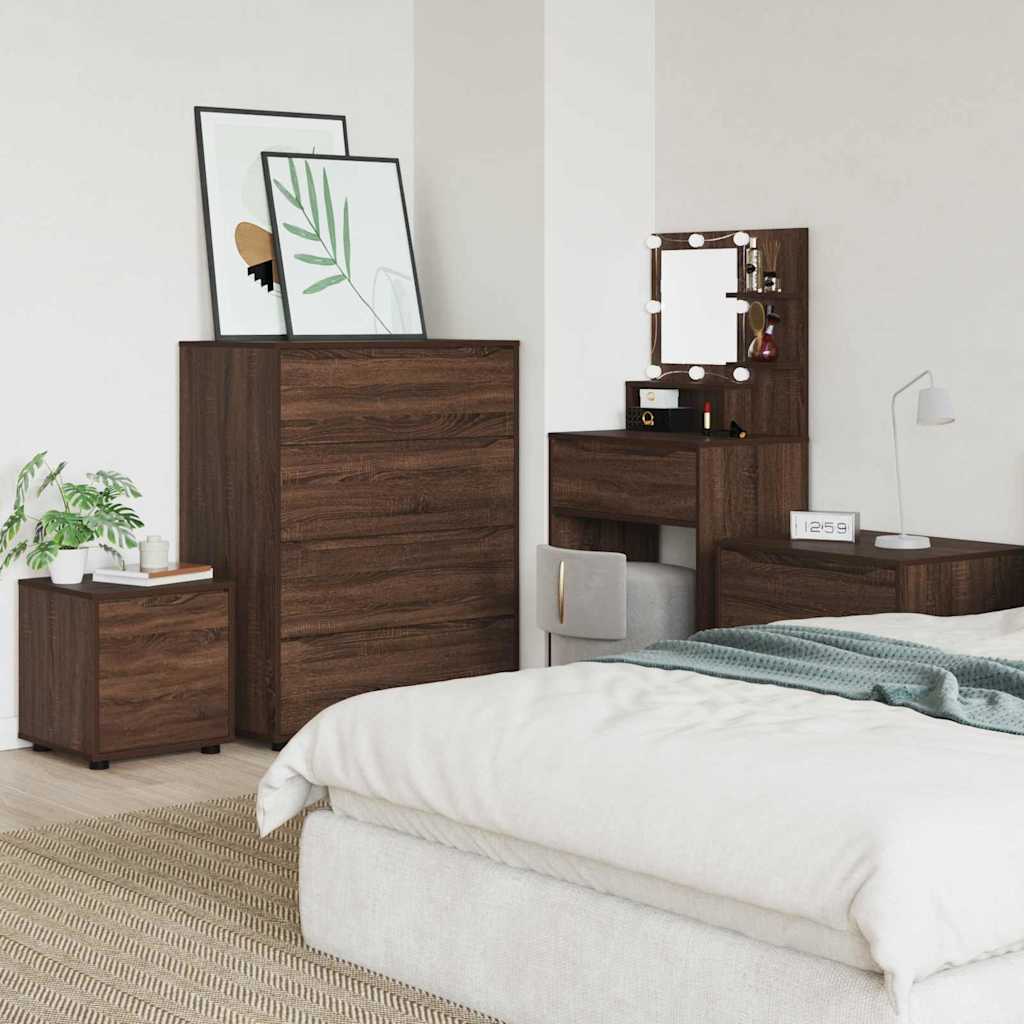 Badeværelsesskab Brun eg 40,5 x 40 x 44 cm Konstrueret træ