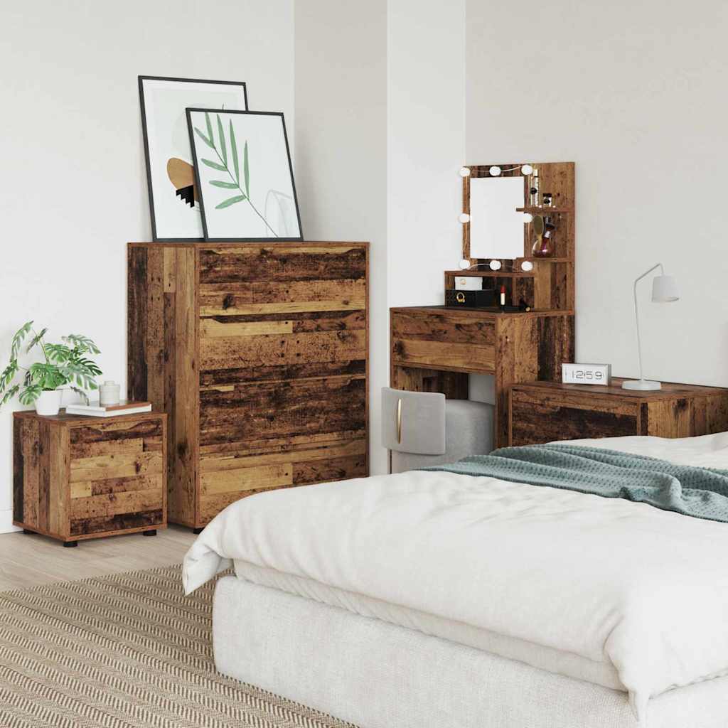 Badeværelsesskab Gammelt træ 40,5 x 40 x 44 cm Konstrueret træ