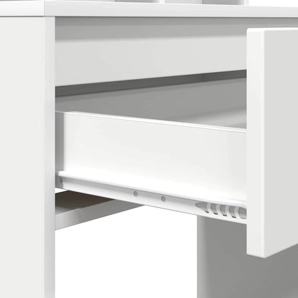 Soveværelsessminkeborde Hvid 80 x 39,6 x 135 cm Konstrueret træ