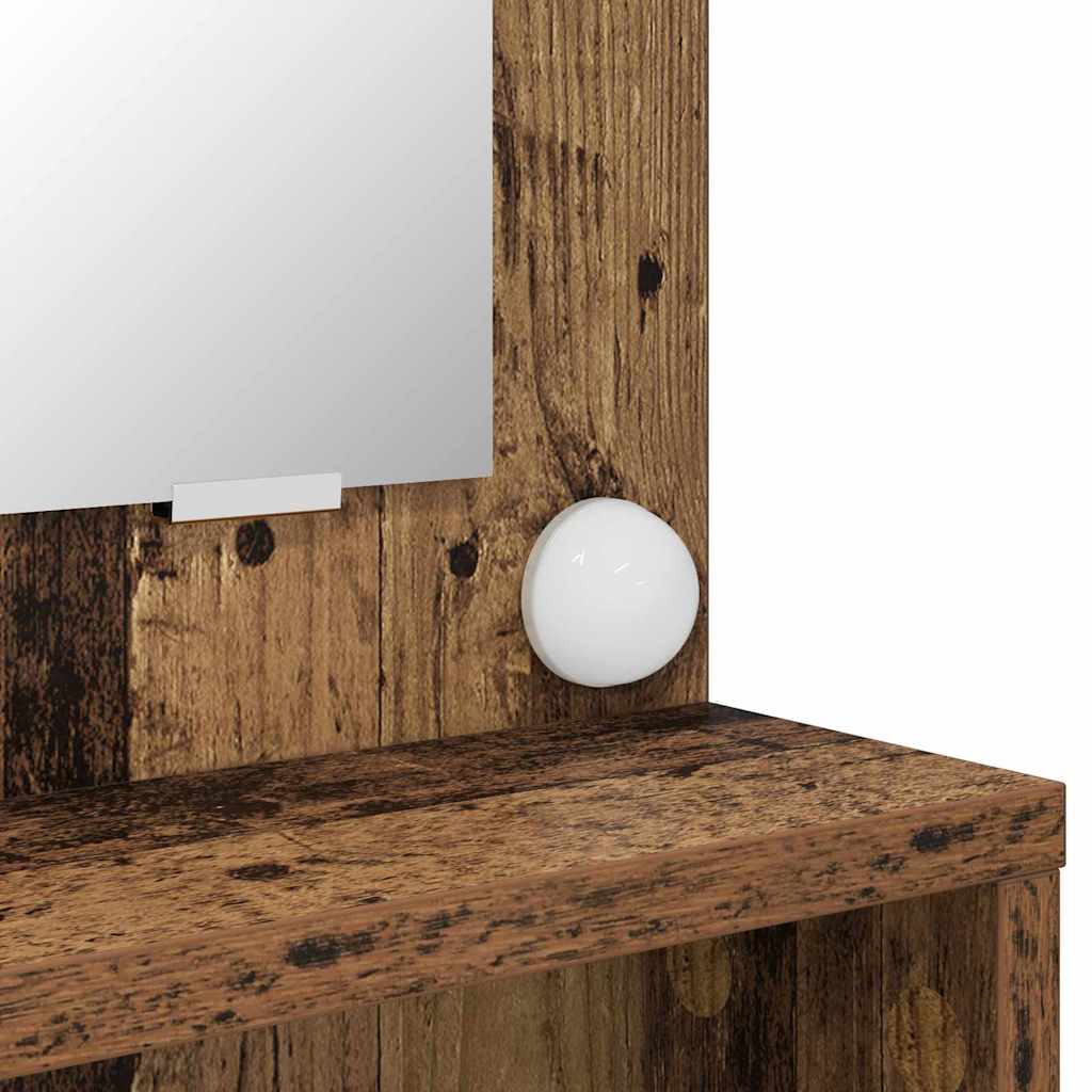 Soveværelsessminkeborde Gammelt træ 80 x 39,6 x 135 cm