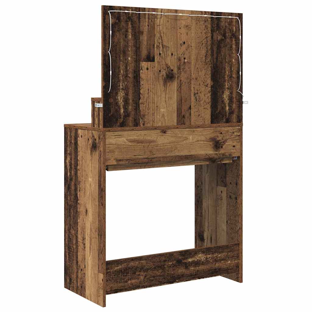 Soveværelsessminkeborde Gammelt træ 80 x 39,6 x 135 cm