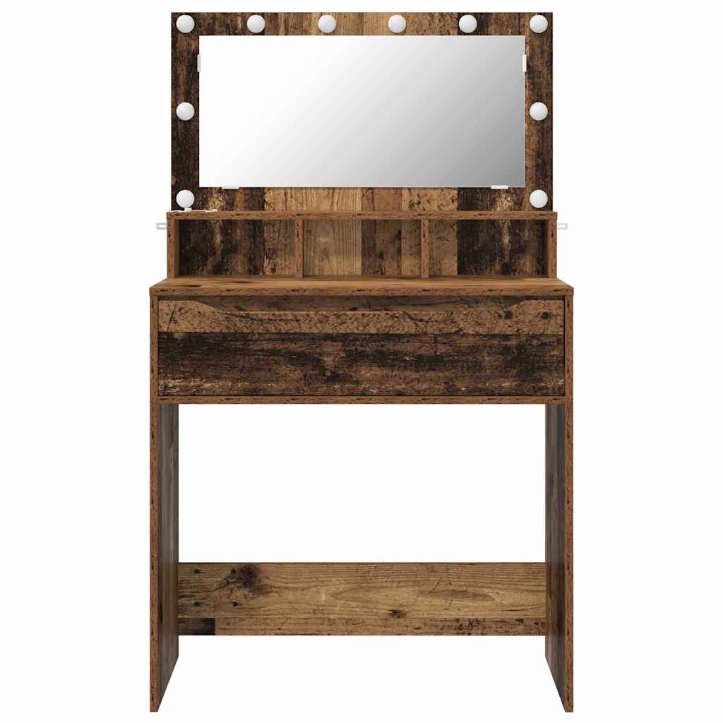 Soveværelsessminkeborde Gammelt træ 80 x 39,6 x 135 cm