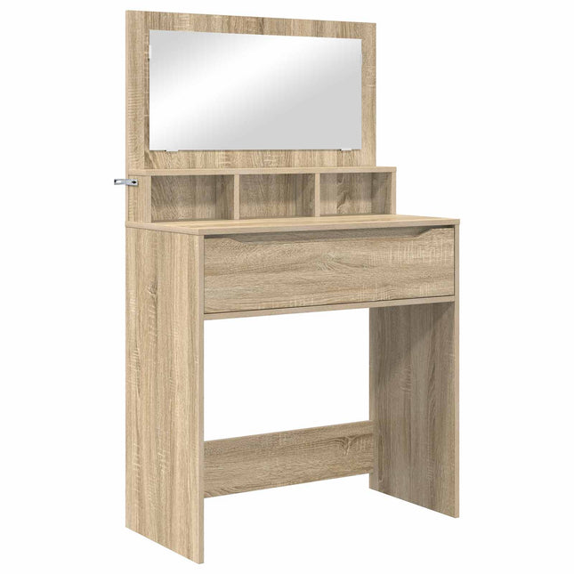 Soveværelsessminkeborde Sonoma eg 80 x 39,6 x 135 cm