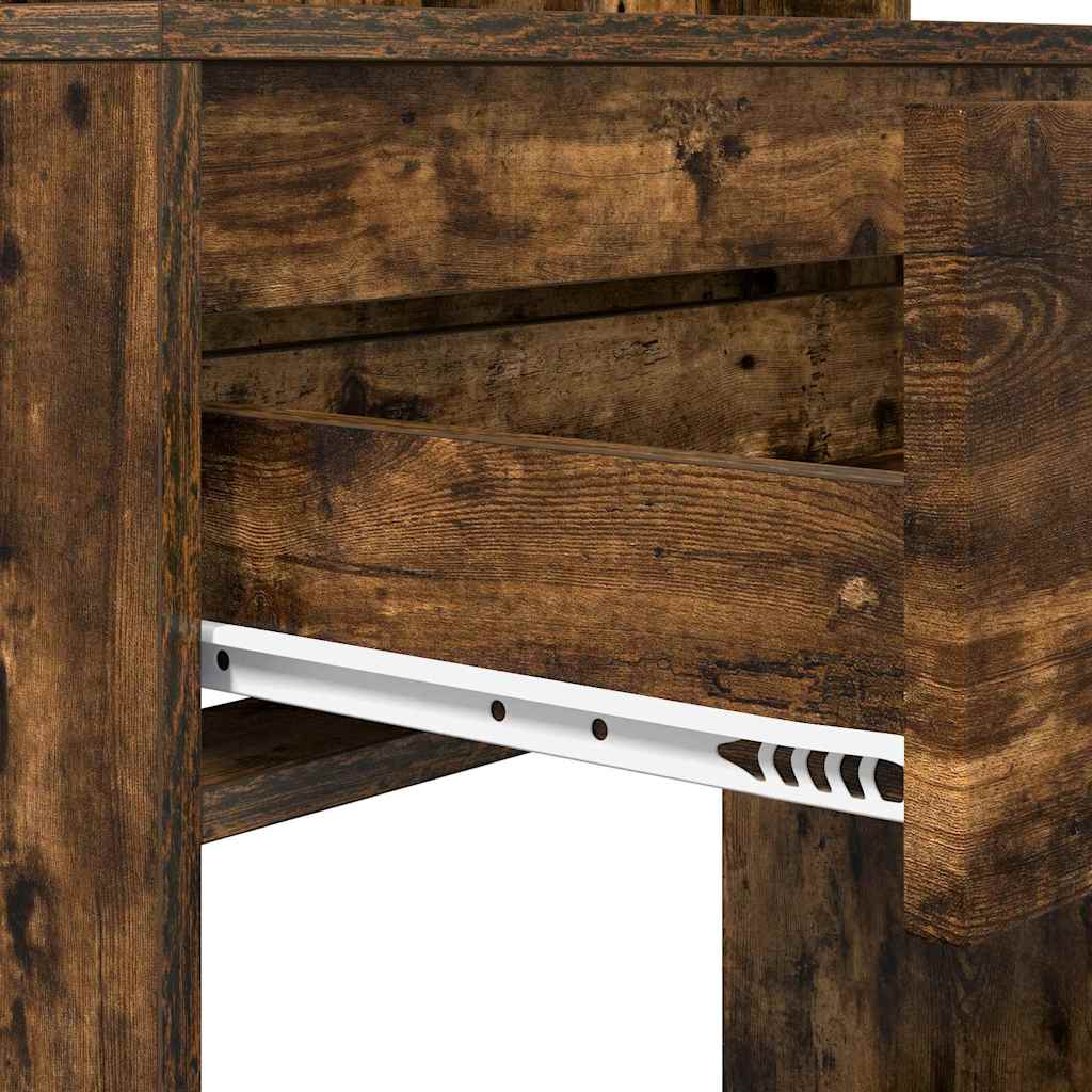 Soveværelsessminkeborde med skuffe Røget eg 80 x 39,6 x 135 cm