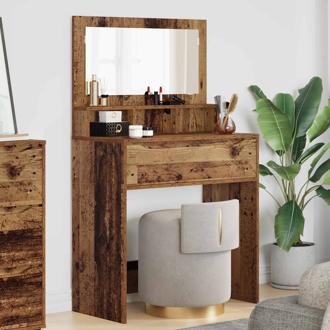 Soveværelsessminkeborde Gammelt træ 80 x 39,6 x 135 cm
